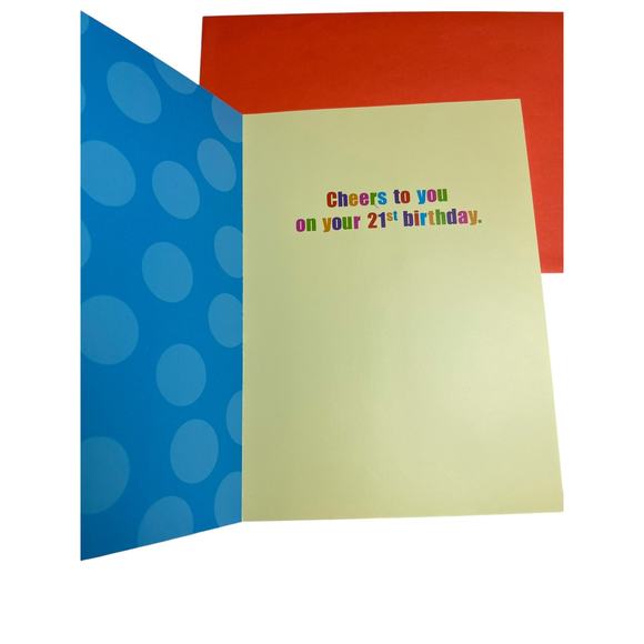 Birthday Card 21st Design Design USA Made Celebration Milestone 5 cards for $15 - Picture 2 of 7